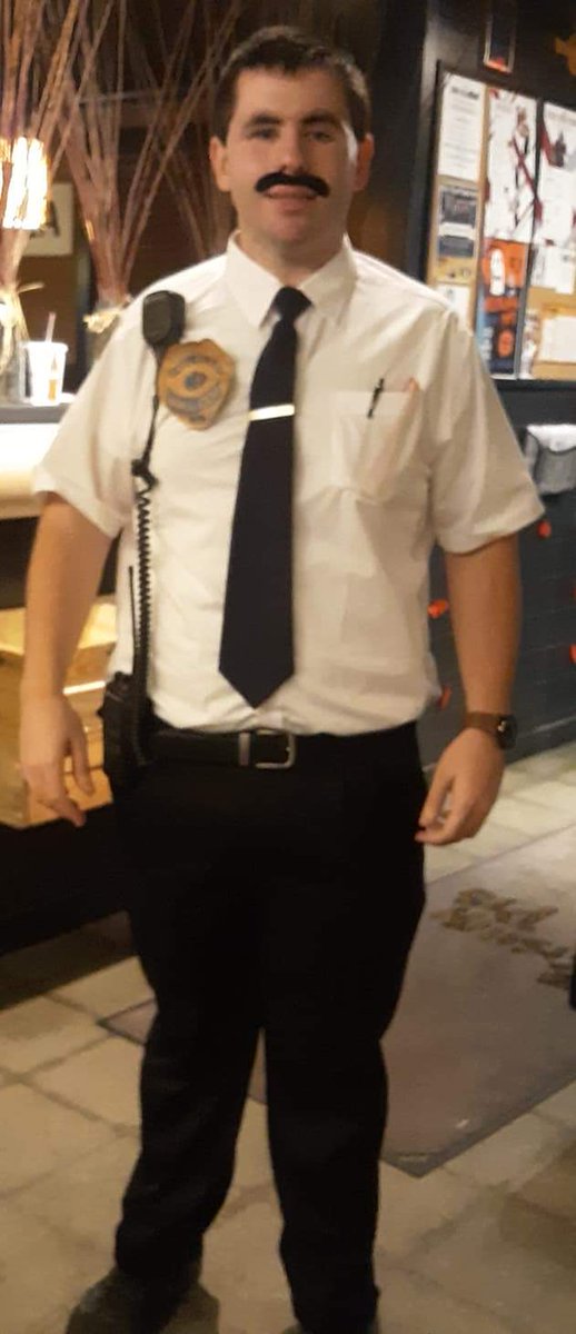 LaynejoljJustin's tweet photo. @KevinJames I won the employee costume contest! 😂 (even changed my phone ringtone to the bubblegum song) https://t.co/uyhuT969Cf