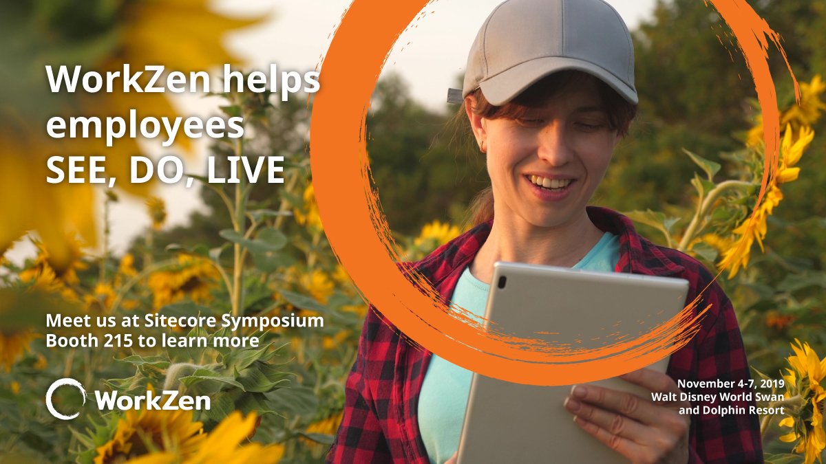 @ITWorxHQ WorkZen makes employees happier by making their 9-5s feel like their 5-9s learn how WorkZen helps you SEE, DO & LIVE anywhere and on any device. Visit @ITWorxHQ booth 215 at #SitecoreSYM - Book meeting https://t.co/MlUk06damw https://t.co/gTyo7e9F4n