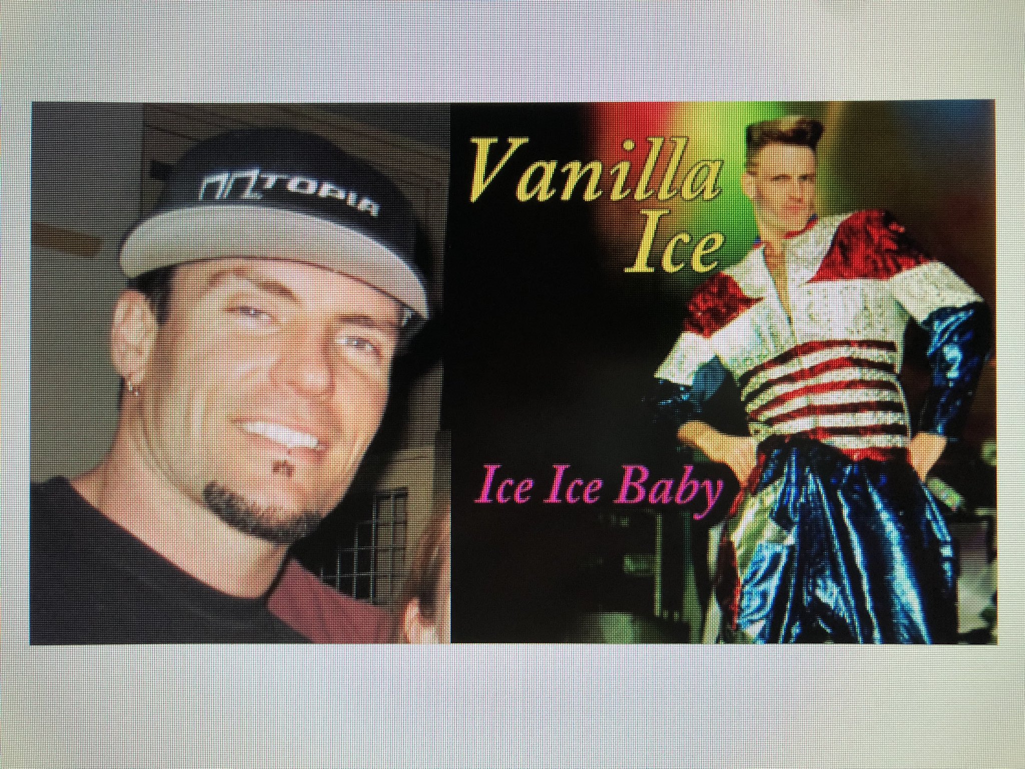 Happy 52nd Birthday to Vanilla Ice! The rapper who performed Ice Ice Baby. 