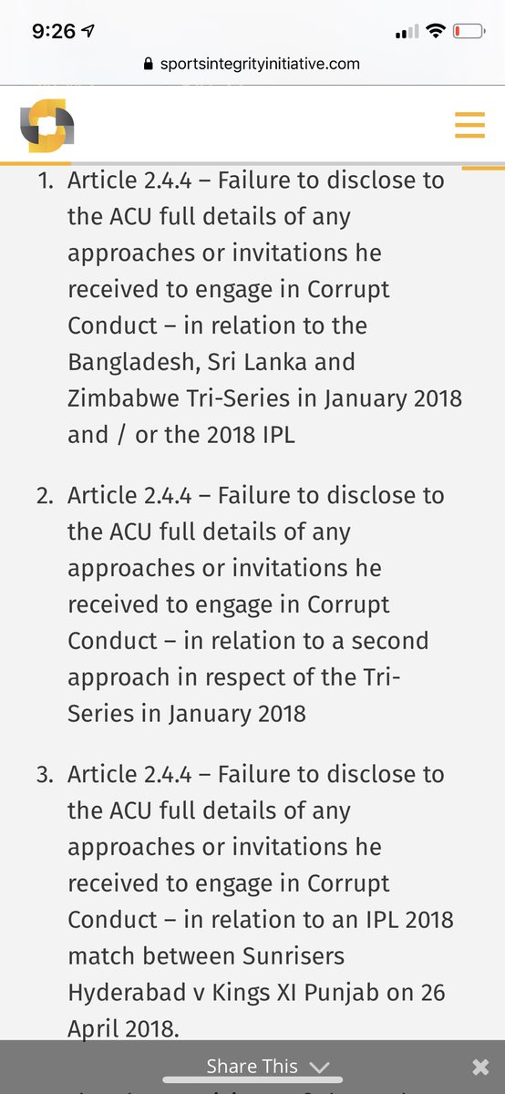 munbips's tweet photo. @MichaelVaughan Mr Vaughn Can you explain how Sakib was charged for three allegations? If it is effective from 9 February 2018? Because ICC AND YOU don’t KNOW HOW TO READ LAW. Go back to school again. https://t.co/W85BQV9ri4