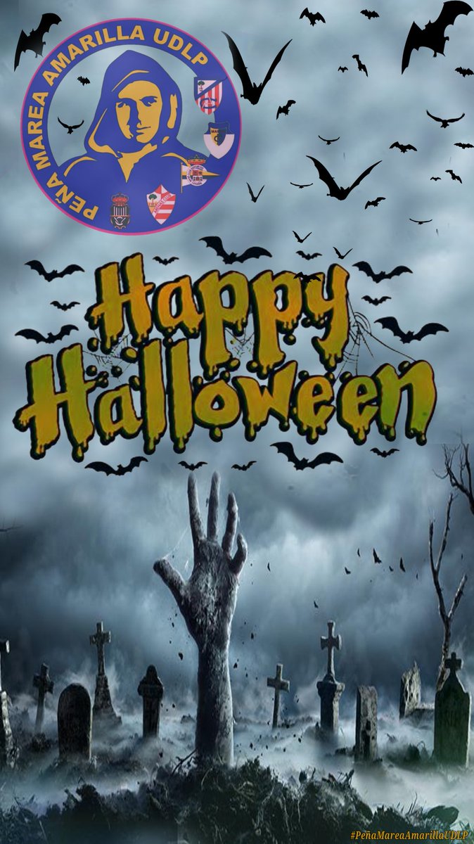 VitoloUDLP's tweet photo. Desde la Peña queremos desearles Feliz Noche de Halloween, también conocido como Noche de Brujas o Noche de Víspera de Difuntos, es una celebración como fiesta del fin de verano o día de los Finaos GRAN CANARIA.
@AmarillaMarea https://t.co/zOqQwkyR8O