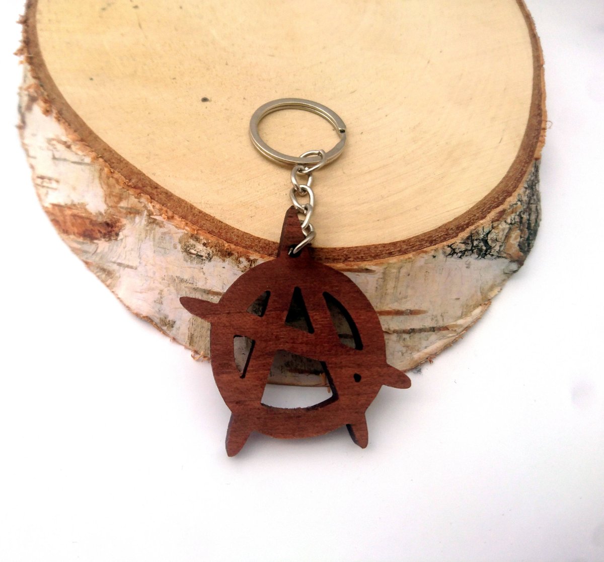 andra_389's tweet image. Anarchy Wooden Keychain, Punk Keychain,Walnut Wood, Cool Keychain, Custom Engravable Keychain, Environmental Friendly Green materials tuppu.net/aeb40806 #keychain #Etsy #CoolKeychain
