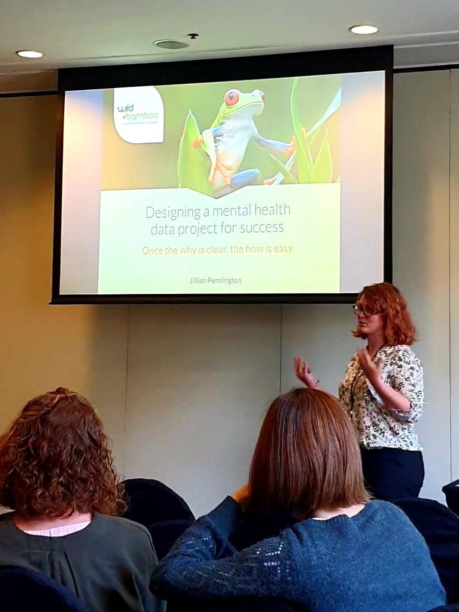 nicokemp's tweet image. Jillian breaking down the importance of "why" in designing a successful data project #AMHOIC 2019 - insights from a data guru!