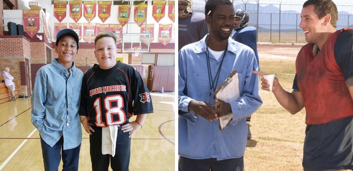 MParksel's tweet photo. #longestyard #longestfriendship @chrisrock @AdamSandler https://t.co/0nLpxgFeDg