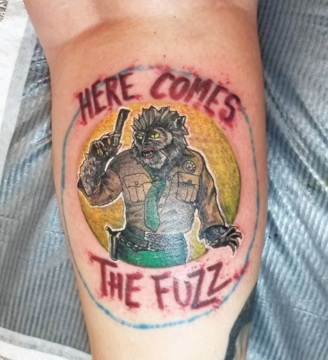 Best Halloween gift a fan could give to a old crusty wolf!
...Pretty sure it's an arm.