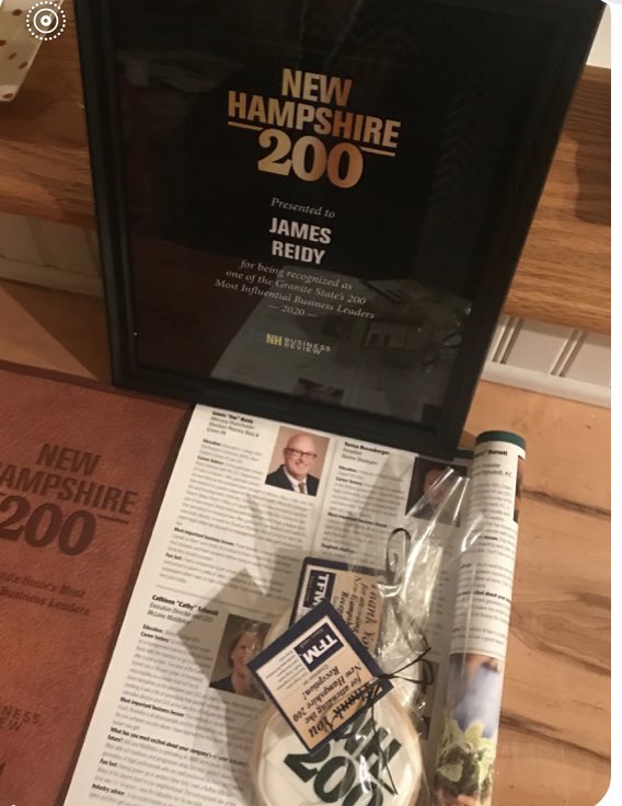 Laborlawyer's tweet photo. Honored and humbled to be named to the NHBR 200 most influential business leaders in New Hampshire. Great event, Incredible group. I felt like Rudy playing with the Notre Dame varsity. #NHBR #NH200 https://t.co/Qi95oq3GvY