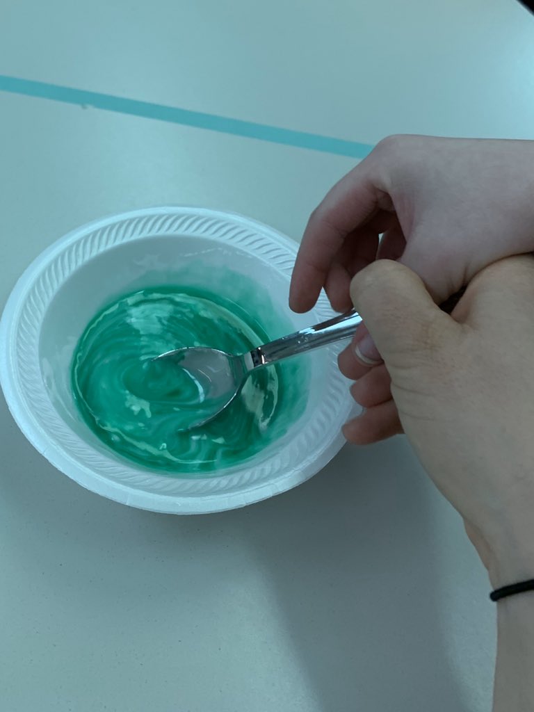 shminard's tweet photo. We made slime today at Bellaire! Our students were able to address vocabulary, following directions, sequencing, and expanding utterances. We all had a blast! @CandiceF16 @bpsb_slps #thebestaccessory #HappyHalloween https://t.co/830mda94eB
