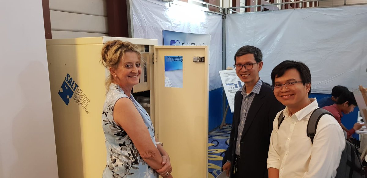 AustralianWater's tweet photo. Our Australian delegates have had a successful time this week at #CWCE presenting their technology to Cambodian private water operators & discussing potential enterprise partnerships to enhance the quality & distribution of drinking water. Thank you @AusEmbPP for your support! 🇰🇭 https://t.co/5f1N80uvuX