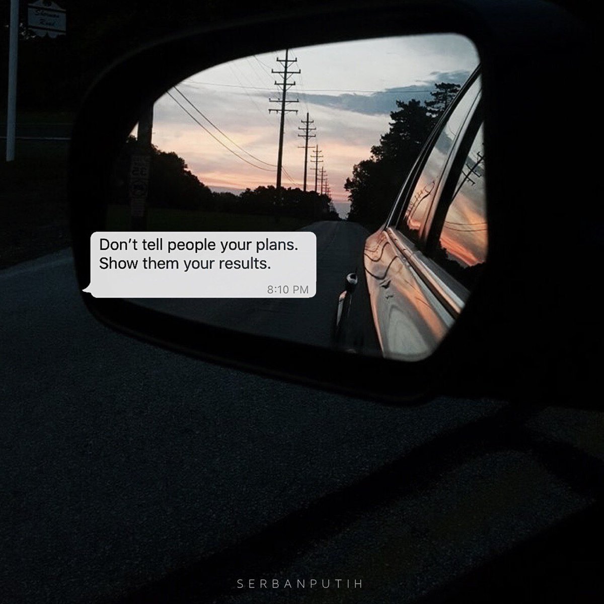 Biar ia menjadi rahsia dan perjuangan antara kita sama Allah.

@_serbanputih