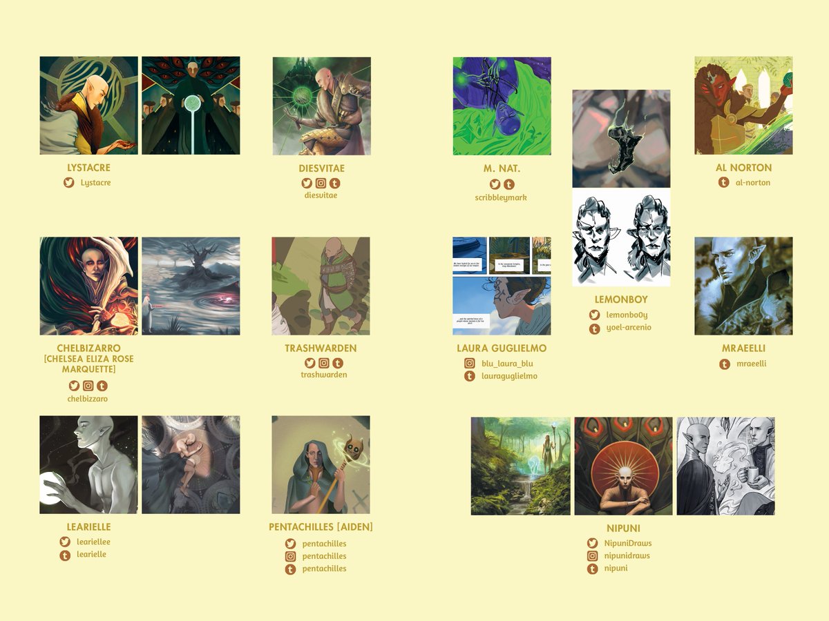 solaszine's tweet photo. The BTV Credits Pages

If you have a favorite piece you saw in someone else’s flipthrough or “I got my zine” pic but aren’t sure whose it is? Zoom in there and find your artist!!

Add your email to this form if you'd like a notif when extras go up :) https://t.co/rOO0EreIue https://t.co/XZpe6wnSwV