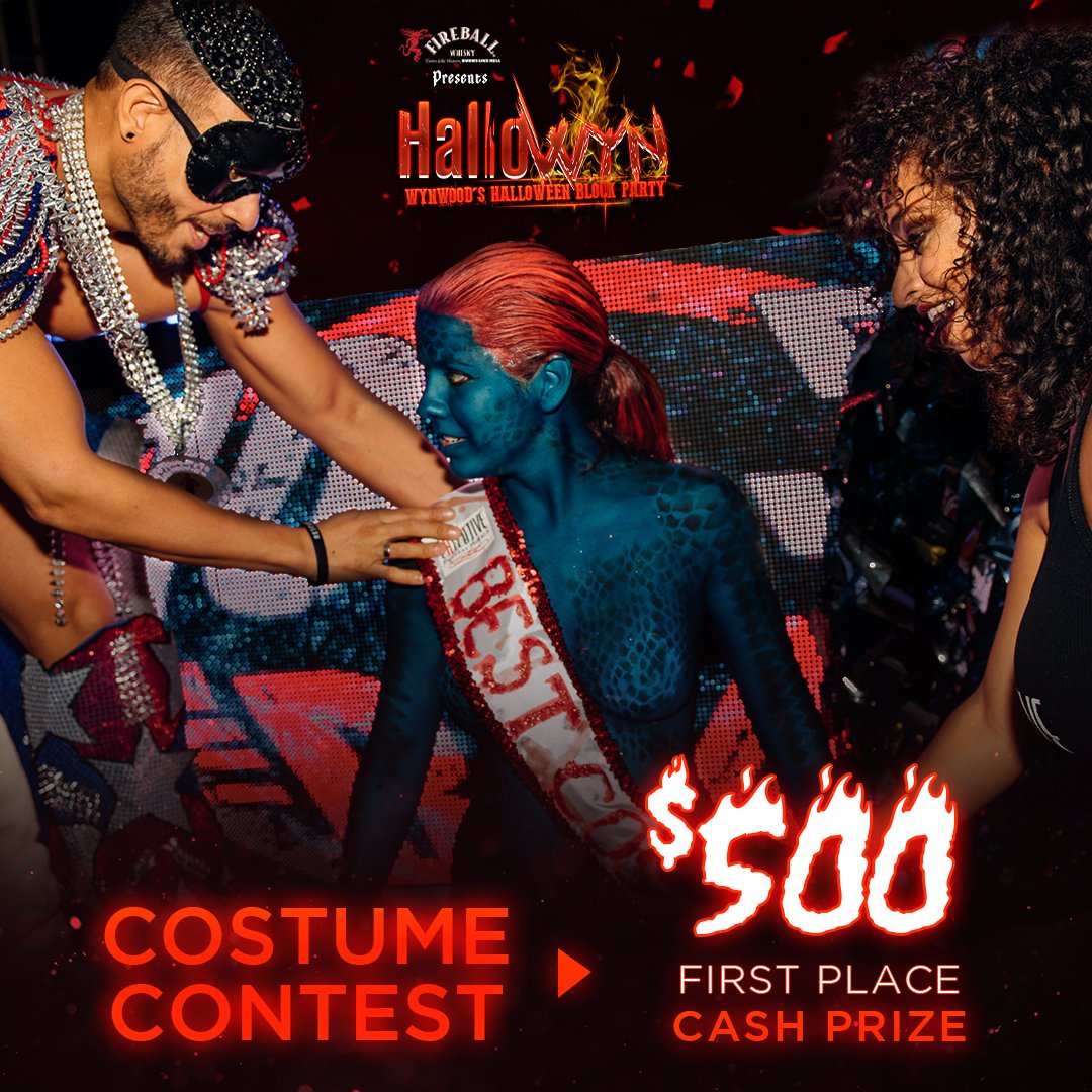 HalloWYNParty's tweet photo. Come check out the Costume Contest at the Main Stage at the #HalloWYNBlockParty  presented by @FireballWhisky NOW! https://t.co/N9S5MOBG2Y