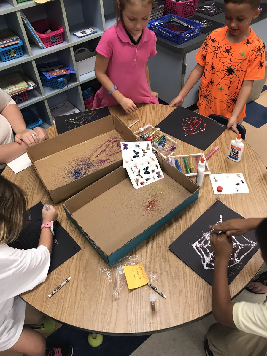 MVerbance's tweet photo. Had an absolute blast during spider day today! Amazing parent volunteers led to an unforgettable afternoon for these kids! @TommieBarfield #spiderday #greathappenshere #firstgradecrew https://t.co/Txew0WhMK8