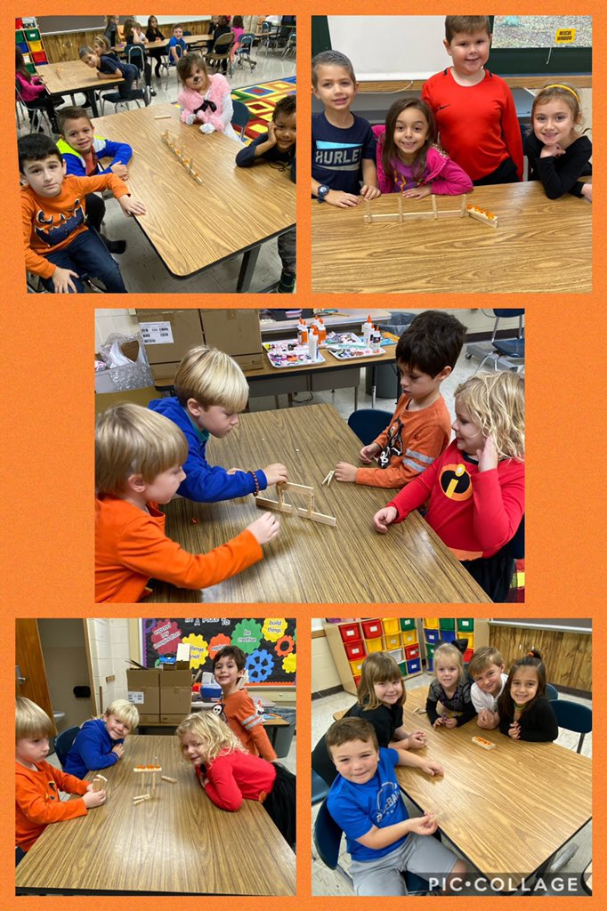 LibrarywithMrsD's tweet image. Kindergarten read Pete the Cat: 5 Little Pumpkins and worked together to build a gate that holds their pumpkins! @IdlehourCSD #halloweeninthelibrary #makerspaceonhalloween #teamwork