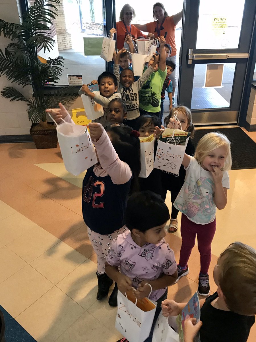 AYCOCKSCHOOL's tweet photo. They loved “Book or Treat” @VanceCoSchools! Thank you from @AYCOCKSCHOOL Prek! We heard it was even better than last year! Great tradition! @Christy092213 #weareaycock #togetherwewinvcs https://t.co/0s4X7QDc0s