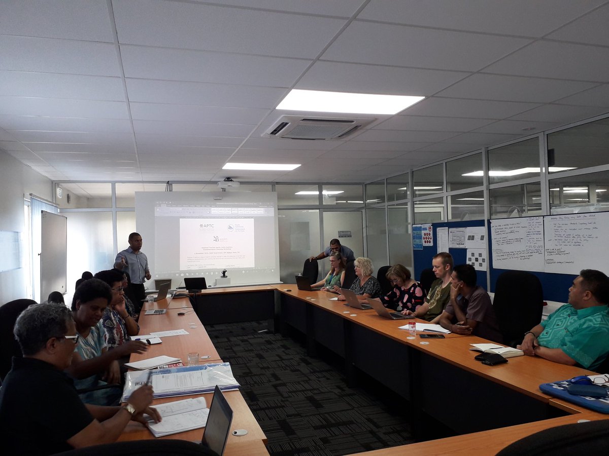 tinaleala's tweet photo. Regional Tourism Sector Skills Partnership planning with APTC, SPC and the Pacific Tourism Organisation. #humanresourcedevelopment 
#raisingregionalstandards
#sustainabletourism https://t.co/z1mbxkp52b