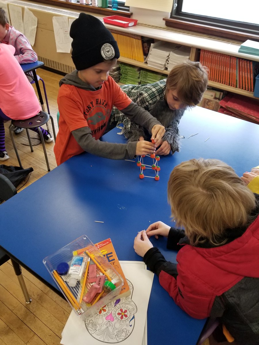 Today in 3rd grade...a STEM challenge! Each partnership got 10 candy pumpkins and some toothpicks and was tasked with creating the tallest free standing tower possible.  <a href="/WashTimbyTOSA/">Washington Elem TOSA</a> <a href="/tosaschools/">Wauwatosa Schools</a> #learningisfun #coteaching #studentengagement #stemchallenge #tosaproud