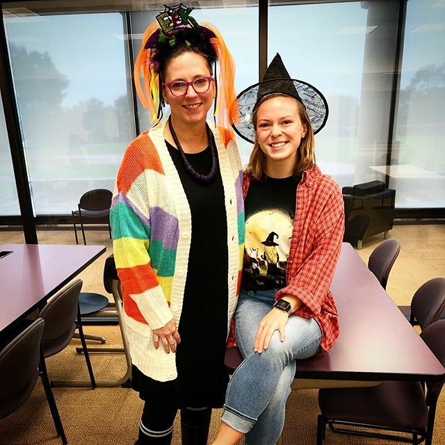 stacywellborn's tweet photo. Halloween on the Hill
#springhillcollege #gobadgers #sprill #happyhalloween🎃 https://t.co/mnvj80prwu https://t.co/D0UYHbPBpQ
