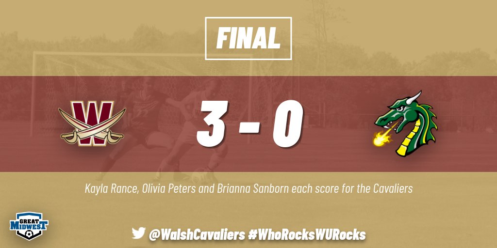 WalshCavaliers's tweet photo. FINAL: @WalshWSoccer wins 3-0 for their sixth shutout in October and ninth of the year! #GoCavs #WhoRocksWURocks https://t.co/vq5VYWyJan