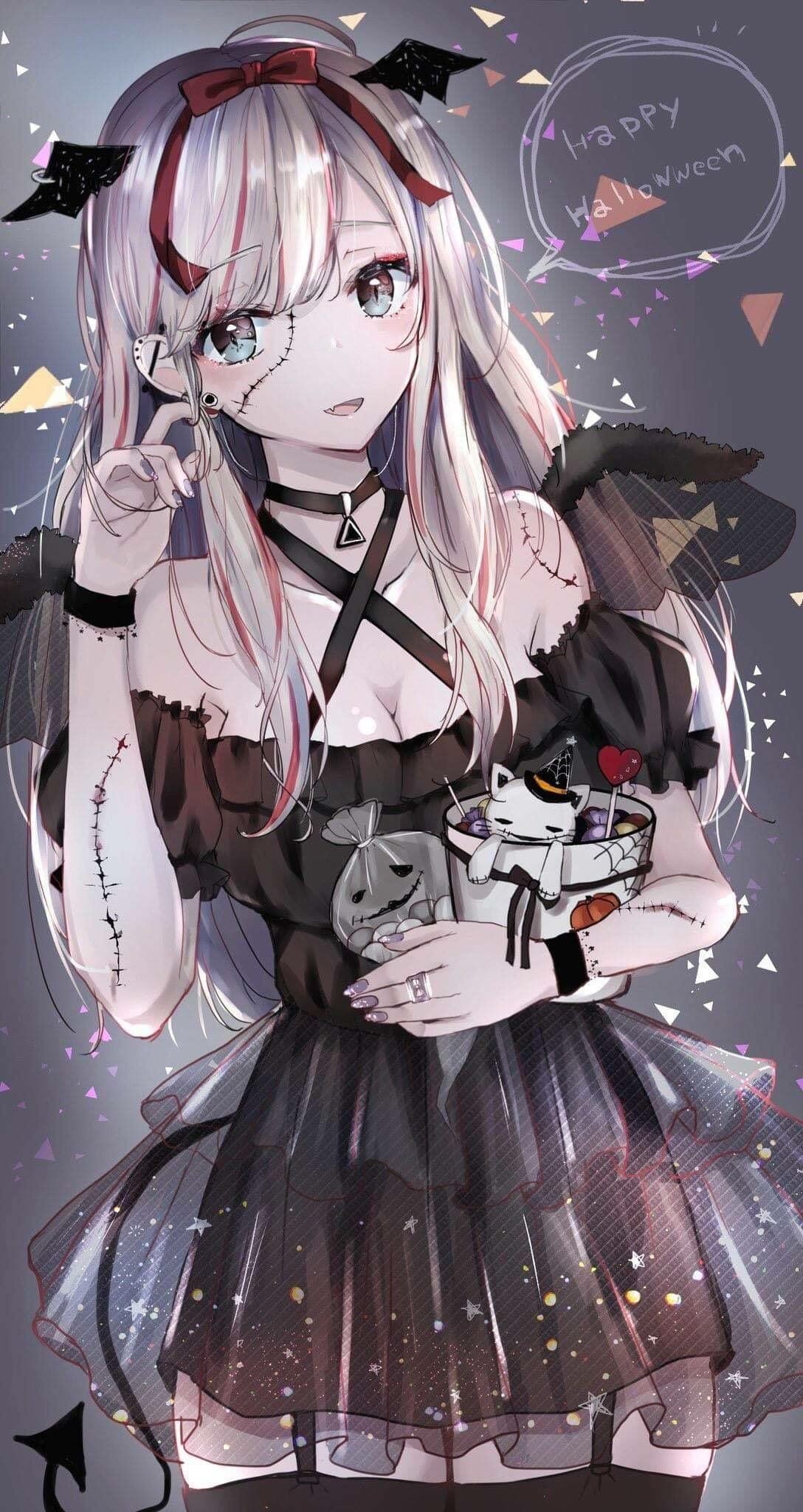 Halloween on sale anime girl