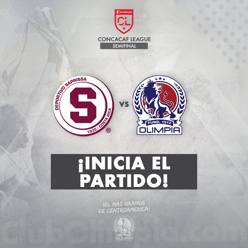 CDOlimpia's tweet photo. 🕛¡Inicia el partido en el Ricardo Saprissa! 🦁💪
Saprissa 🇱🇻 0 - Olimpia 0 🇳🇱
#LigaConcacaf
#StateOfGoal
#SomosOlimpia https://t.co/auEsYENFZq