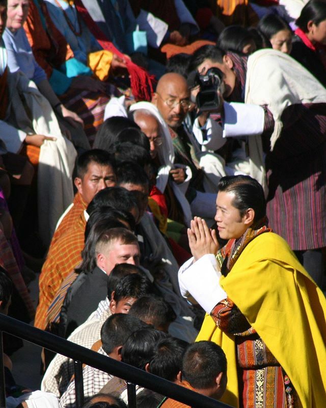 karmaSdorji's tweet photo. The moral compass of the Bhutanese nation is set by the words of His Majesty the King of Bhutan: “I will never rule you as a King. I will protect you as a parent, care for you as a brother and serve you as a son. I shall give you everything and keep noth… https://t.co/WMz0MiREOP https://t.co/35Yd3lDF7C