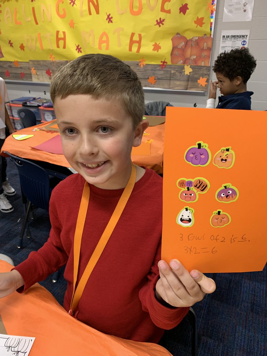 dbarrazabyrd's tweet photo. “Falling in Love with Math” transformation to celebrate multiplication and division was a blast today! 🧡 #cfisdowens https://t.co/PgRo8Q0bFq