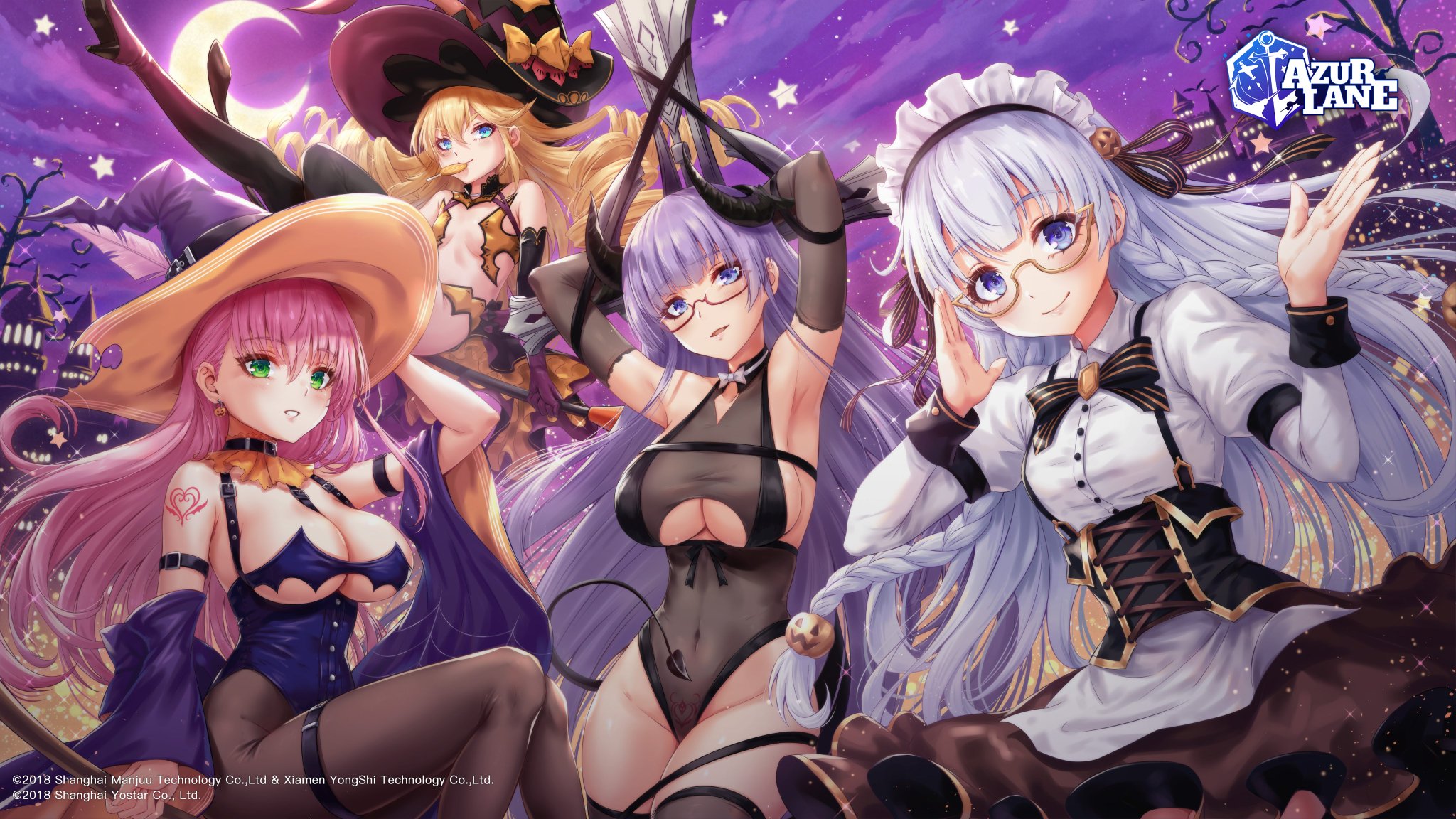 Azur Lane Official On Twitter Treat Or Trick What Are You Gonna Treat Me Commander New Skins Oils Nothing Well Now I M Coming To Trick Happy Halloween Artist Info Sakiyamama Azurlane Yostar