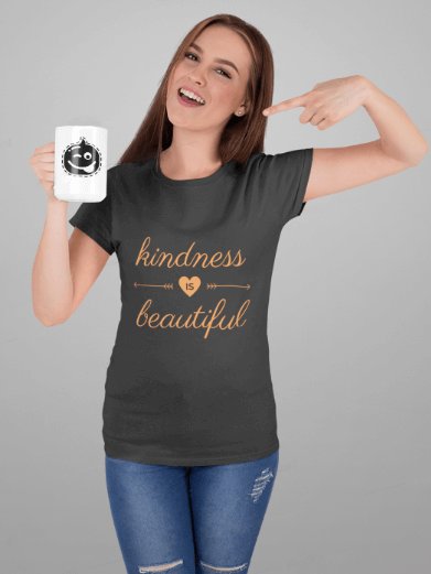 ClubCustom2's tweet photo. Kindness is beautiful half sleeve t-shirt. Check it at https://t.co/0n5Agu6L8K #tshirt #tshirts #tshirtoftheday #tshirtprinting #tshirtdesignes #tshirtdesign #fashion #fashionista #fashionblogger #FolloMe #follo4follo #folloback https://t.co/g6ylsMJ6Cp