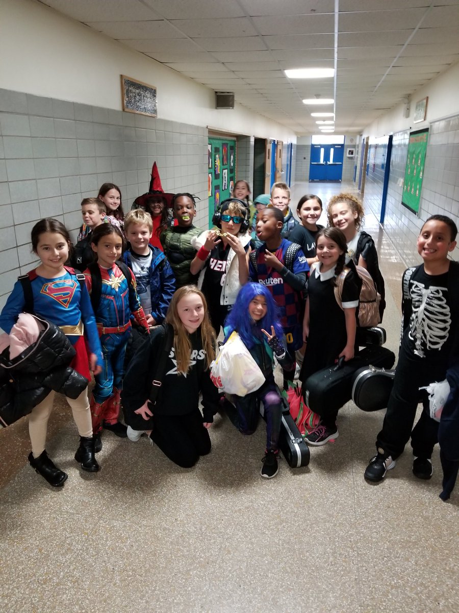 Check out our amazing costumes as Ms. Soltis' class heads for the buses and off to trick-or-treating!!!