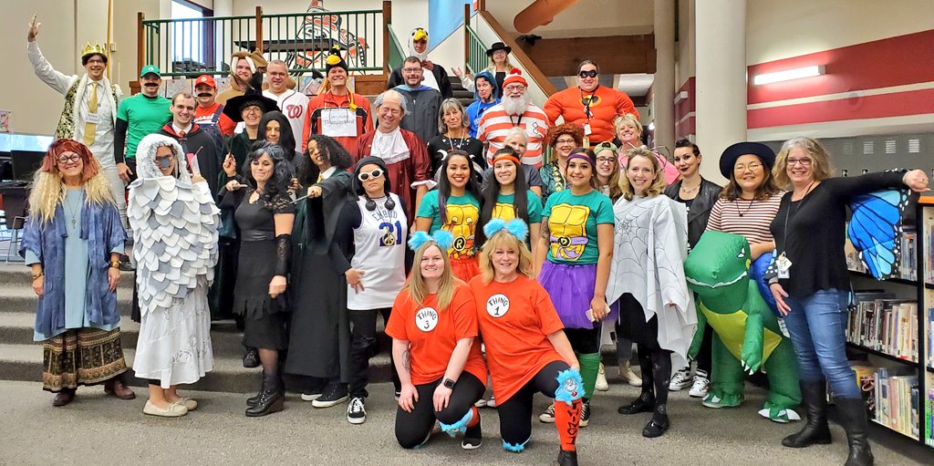 GRMS was showing our school spirit this year for Costume Day, with 568 students participating...#grmsrocks <a href="/GRMSTBirds/">Gordon Russell MS</a> <a href="/greshamschools/">Gresham-Barlow SD</a>