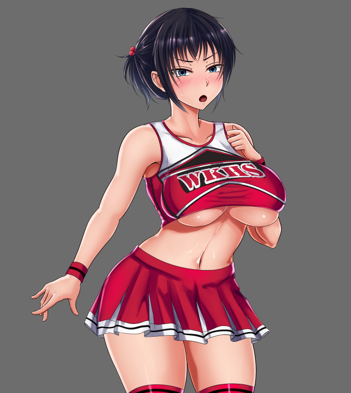 Outdoor cheating anime uniform