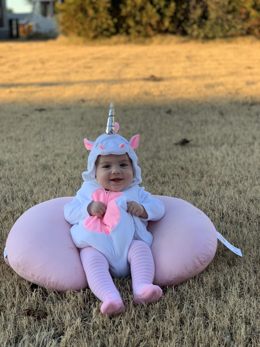 KPethoud's tweet photo. My happy (and ornery) little unicorn🥰🥰 I don’t know what we ever did without her! https://t.co/d8W2QYS1Wj