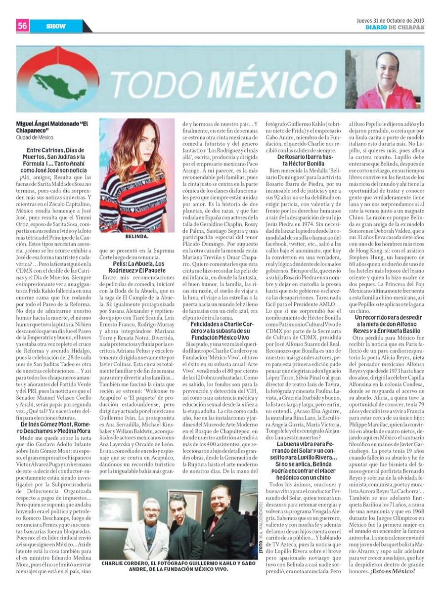miguechiapaneco's tweet image. Mi #ColumnaTodoMéxico en el @DiarioChiapas : Mi reseña sobre la peli #elpaquete #WelcomeToAcapulco con @OsvaldoDeLeOnOf AnaSerradilla WilliamBaldwin #aventura #comedia #Divertisima