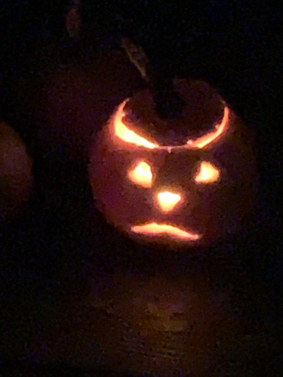 Ron_Elo_Haase's tweet photo. Bruno and his carved pumpkin!
#GoBrunoGo https://t.co/MrOIavGlZk