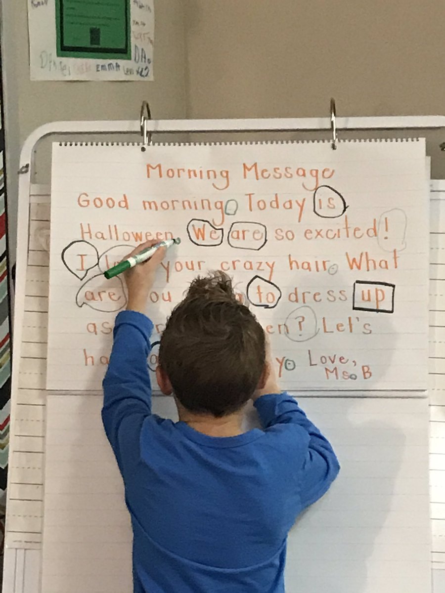 MsBlack_Pope's tweet photo. So much learning happens during Morning Message in Kindergarten!!@popepanthers @CFISDPK1 https://t.co/v0uVyOZpIx