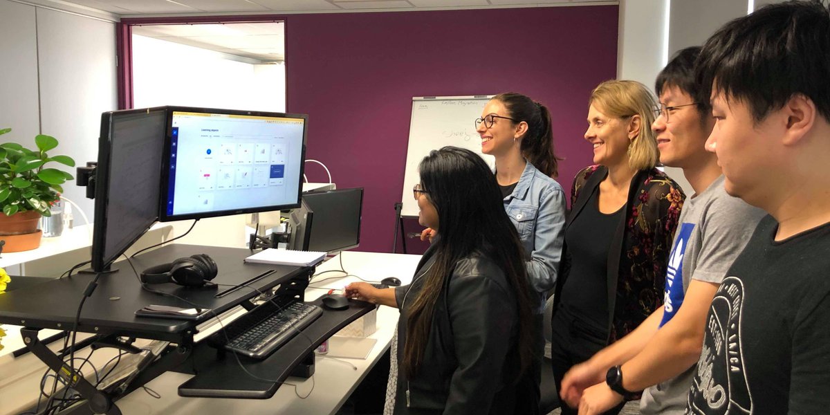 How_Too_'s tweet photo. Our How Too team are working hard at the daily stand-up meeting, adding the final touches to our pilot launching very, very soon.
Find out more here: https://t.co/IFtkON9rcd
#elearning #startup #innovation https://t.co/WgV4VFVj3n