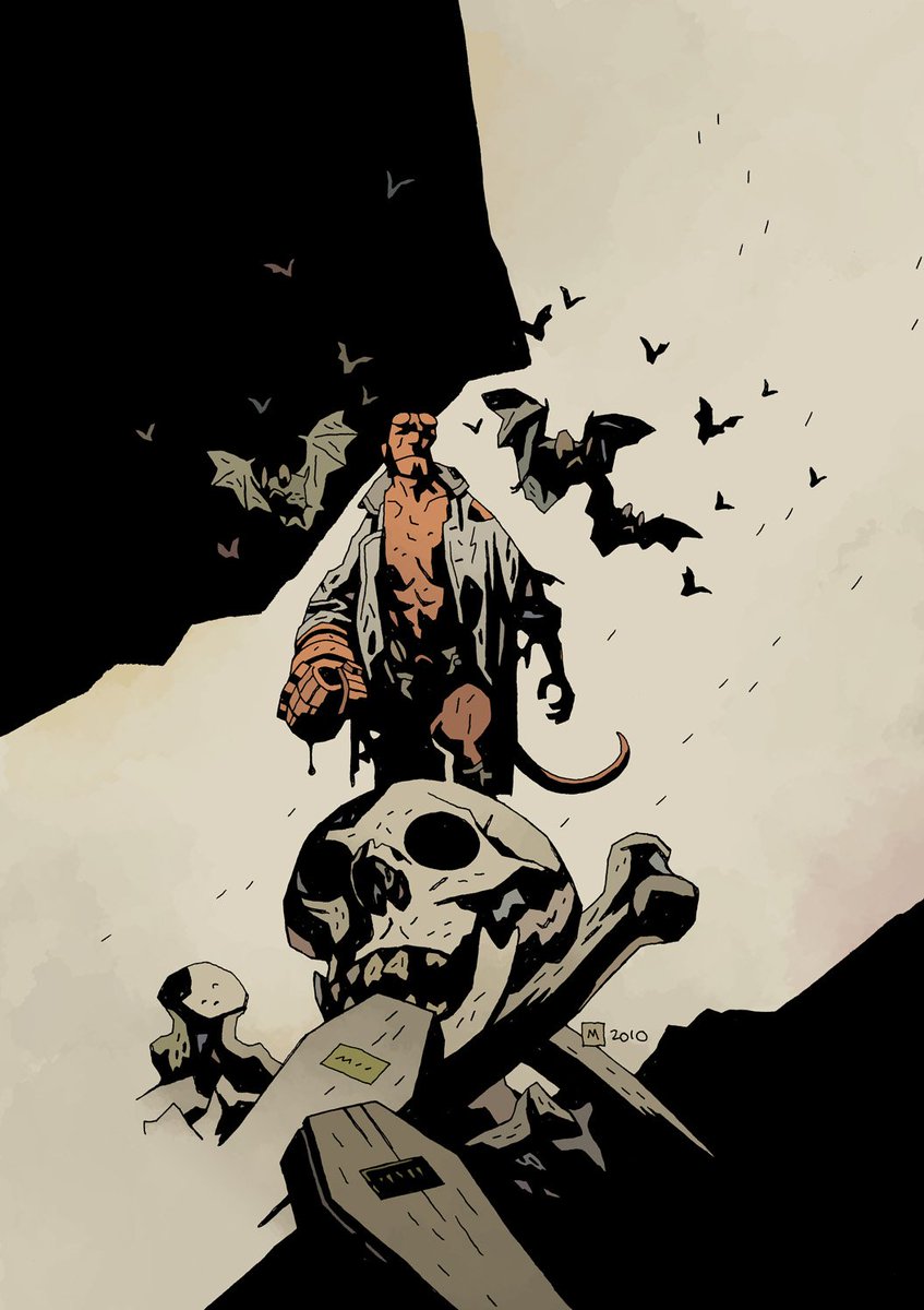 #INSPIRATION: master of horror Tales,  Mike Mignola #Halloween 