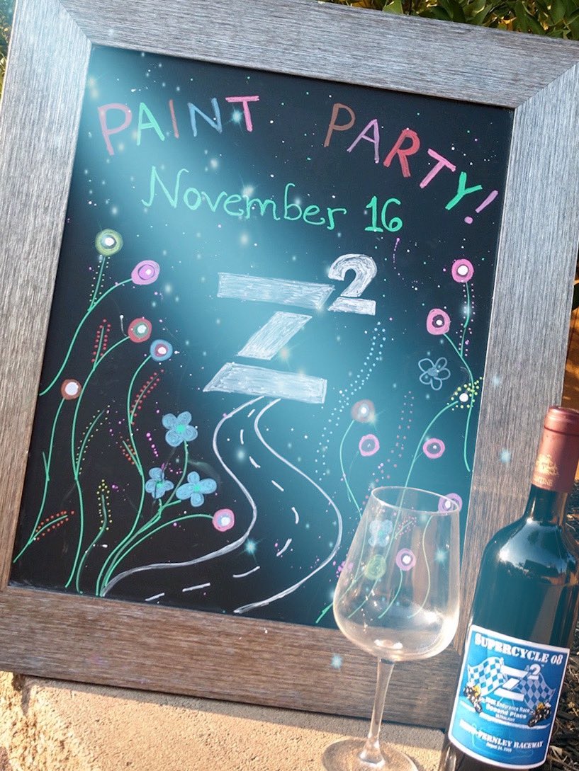 Z2trackdays's tweet photo. Do you have a non-riding significant other coming to the event? Maybe a couple of kids? Send ’em to the paint party! No experience necessary. All equipment (and vino!) included. $30, maximum of 20 people.

Sign up today: https://t.co/o3QhYx2TdO https://t.co/t4qtnoqxn8