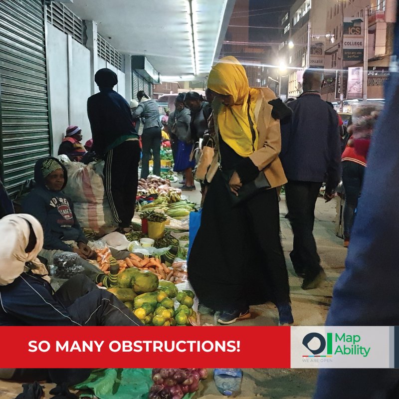 Open_Institute's tweet photo. @CrystalAsige @MikeSonko @SakajaJohnson @EstherPassaris @TimothyWanyonyi @NMFincluded @MoraaSylvia @ngumimeetsworld @navi_ke @Jonahmngola IT'S HARD TO NAVIGATE OUR STREETS!
The streets are overly crowded with sign boards, hawkers and other obstructions making it hard for Persons with Disabilities (PWD) to move around with ease on their own.
#MapAbility #AccessibilityForAll #AbilityProgram #LeaveNoOneBehind https://t.co/ukh0mUpSwx