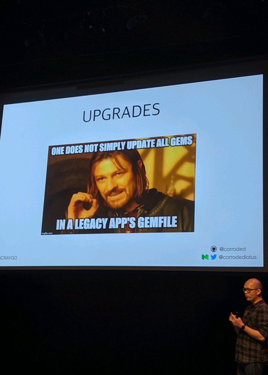 I beg to differ! #kiwiruby #railsmonolithupgrades
