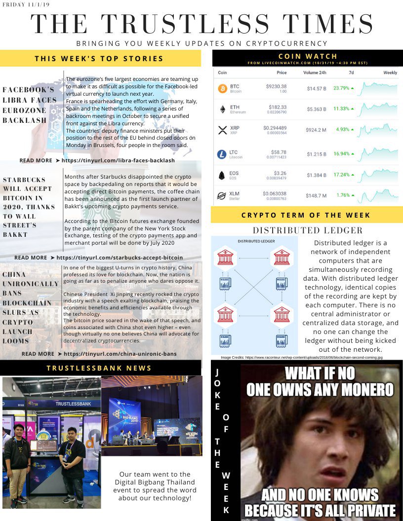 trustlessbank's tweet photo. Trustless Times https://t.co/1S9DB2YoRD