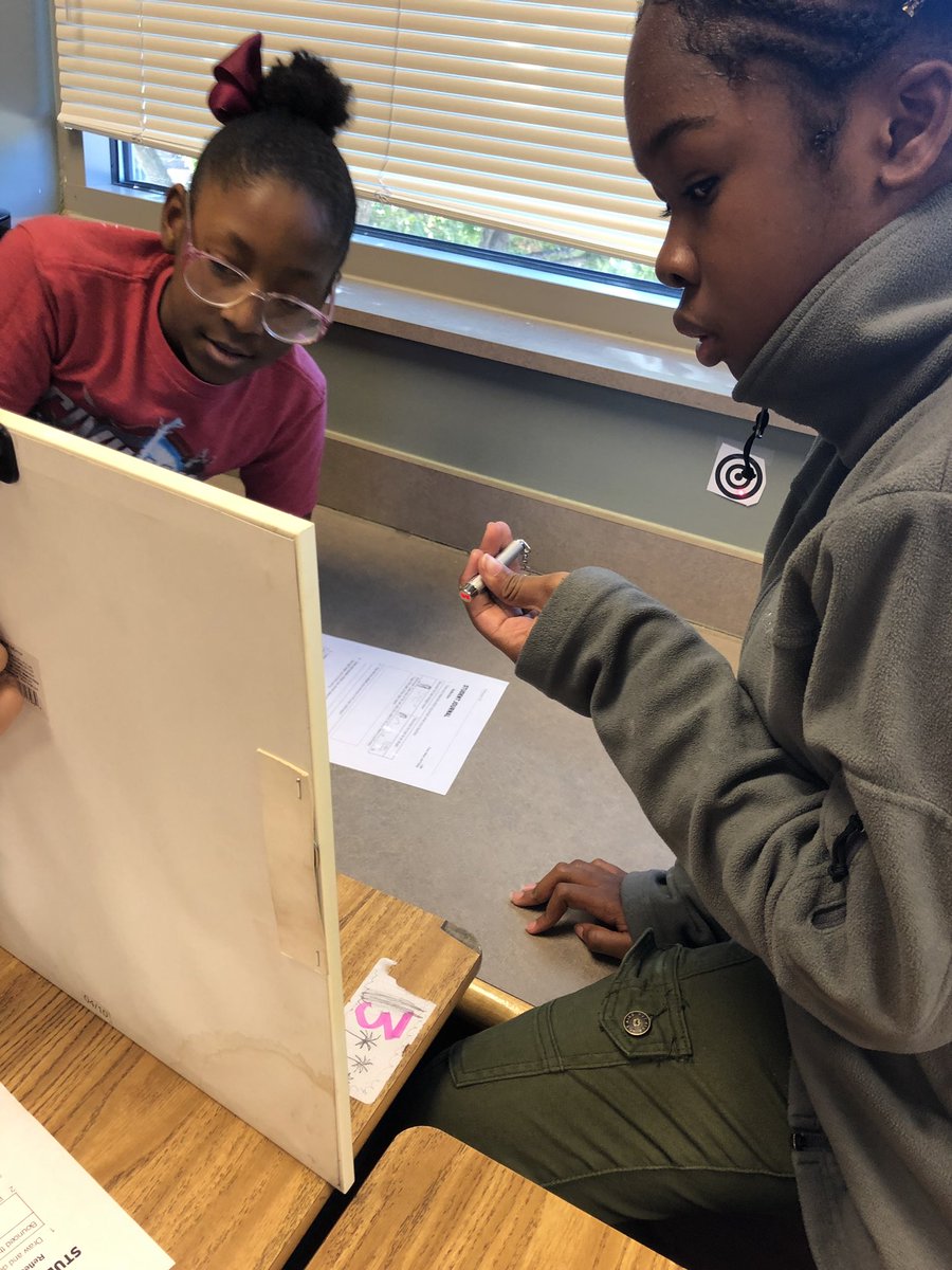 TheWonderfulMs's tweet photo. Bringing learning to life. 5th grade students demonstrating and observing how light is reflected. 🤩👩🏽‍🔬👨🏻‍🔬🥽🔦🔍📝  #STEM #stem4All  #risdconnect #proud2bACE https://t.co/Or7cT2kSLW
