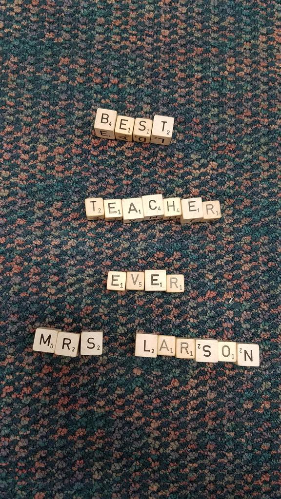 DLarsonSGR4's tweet photo. Created by a Word Work reading group!  These students demonstrated critical thinking and cooperation to build this phrase. https://t.co/wyhQ50szdW