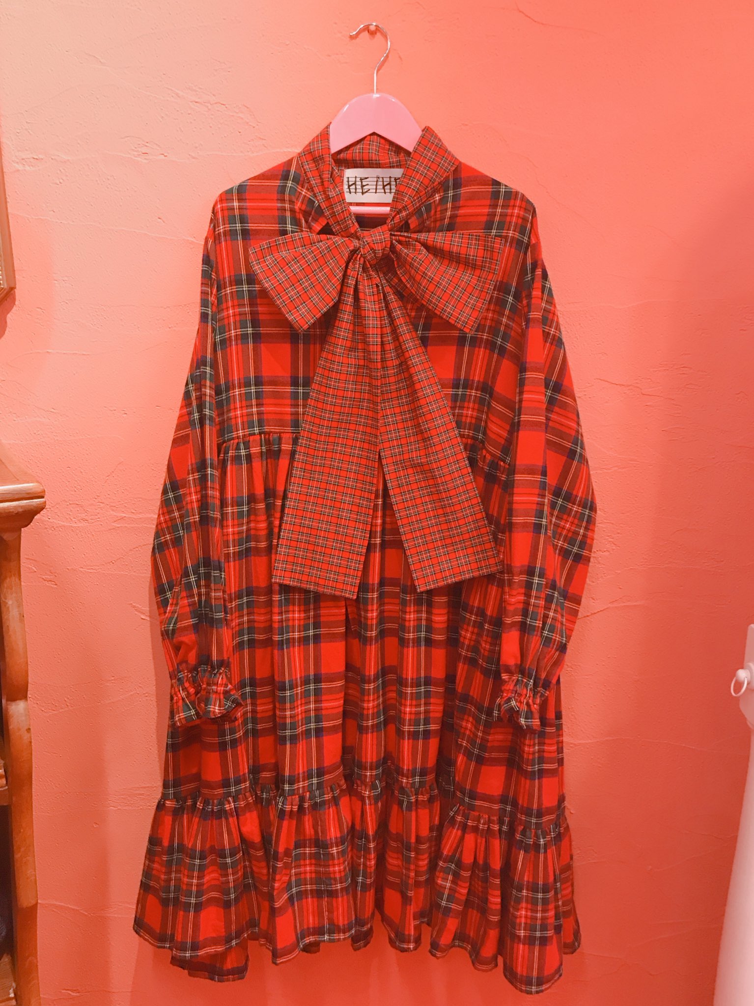 全店販売中 HEIHEI リボンワンピース RED tdh-latinoamerica.de