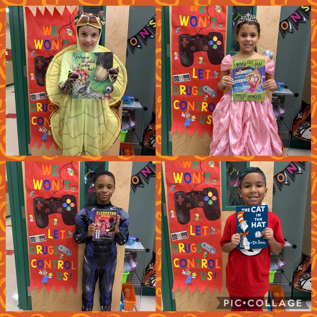 My cuties dressed up for Book Character Parade! #RedRibbonWeek #leadthecharge <a href="/NISDKallison/">Kallison Elementary</a>