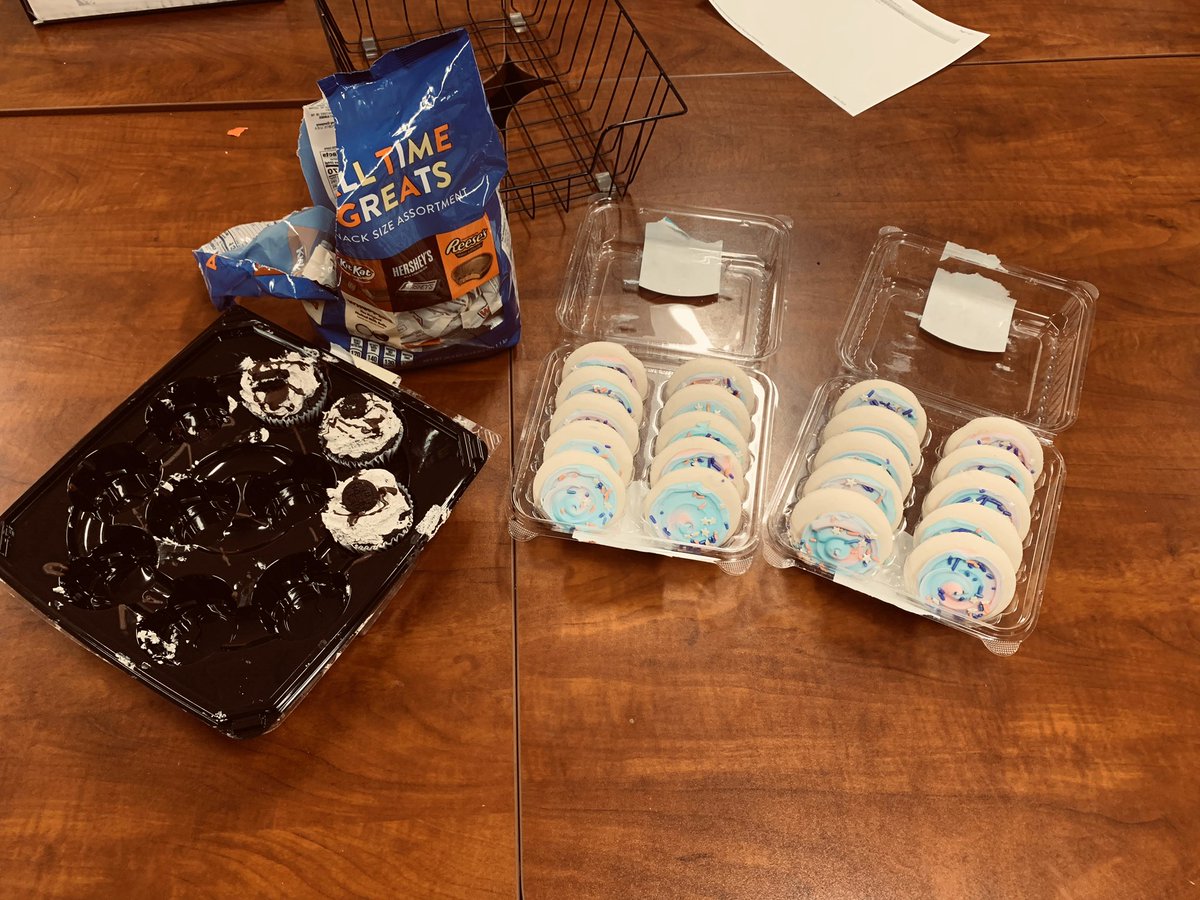 D198T's tweet photo. We are overloading on sugar over here!! HAPPY HALLOWEEN!! 🎃🎃Remember to stay safe tonight and most importantly have fun!! @RussellABlackb1 https://t.co/6C6AZY5NkT