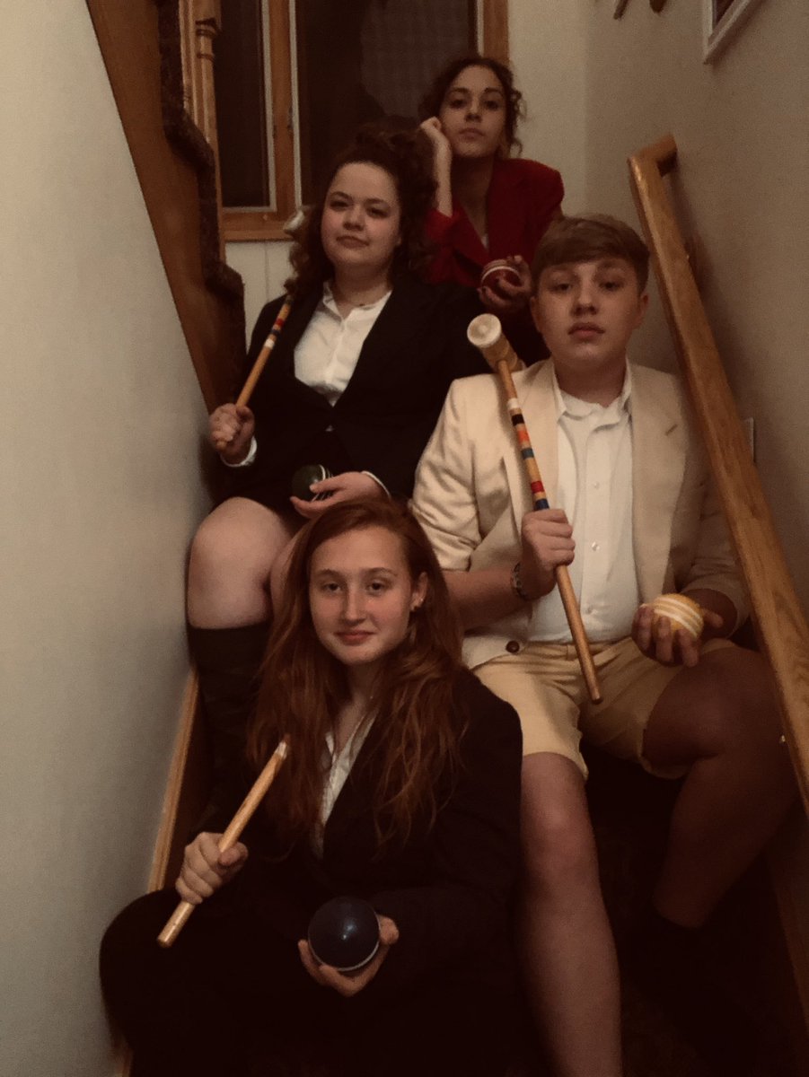 Here comes the cootie squad. Happy Halloween from the Heathers 2019❤️💚💛💙