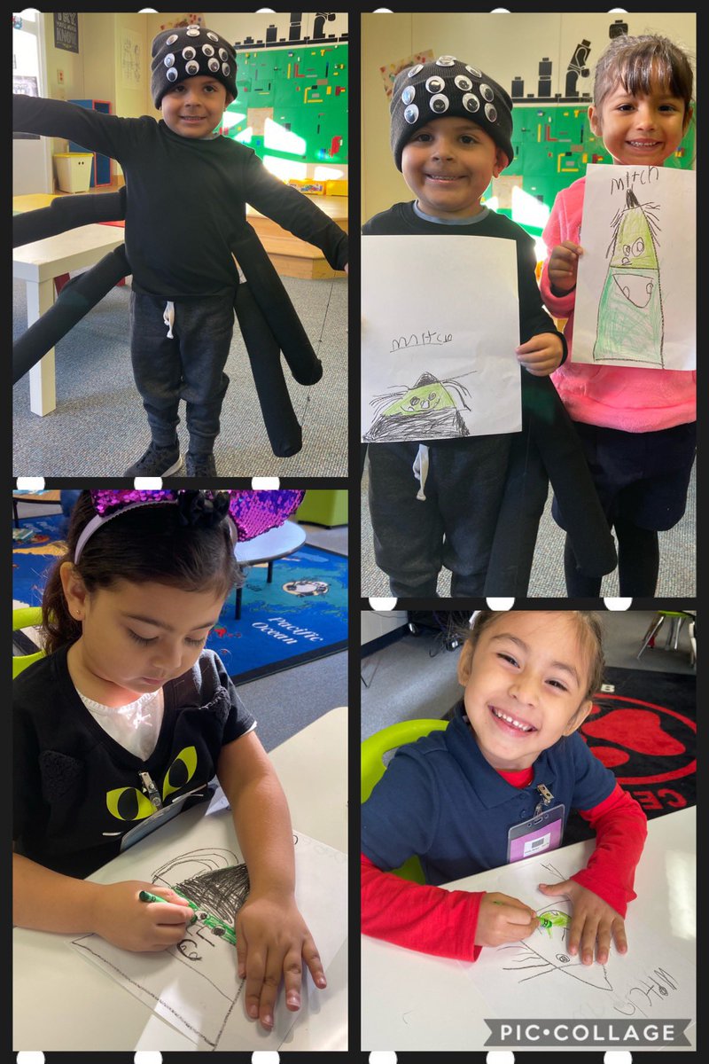 MrsMayberryPreK's tweet photo. So much fun learning today! @librareprincess began our day with 1 of my fav Halloween books &amp; a directed drawing. Check out my lil’ artists! Followed by my fav Halloween tradition, turning a pumpkin into a jack-o’-lantern.🎃 .@CentralCFB #iloveprek #CentralReads #CentralIsAwesome https://t.co/CaXN29lZVs