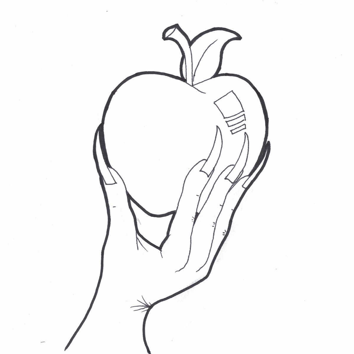 Wizzr's tweet photo. Care for an apple? #catalystex #art #inktoberday31 #Inktober #ripe #apple https://t.co/dcV4O6vBo0