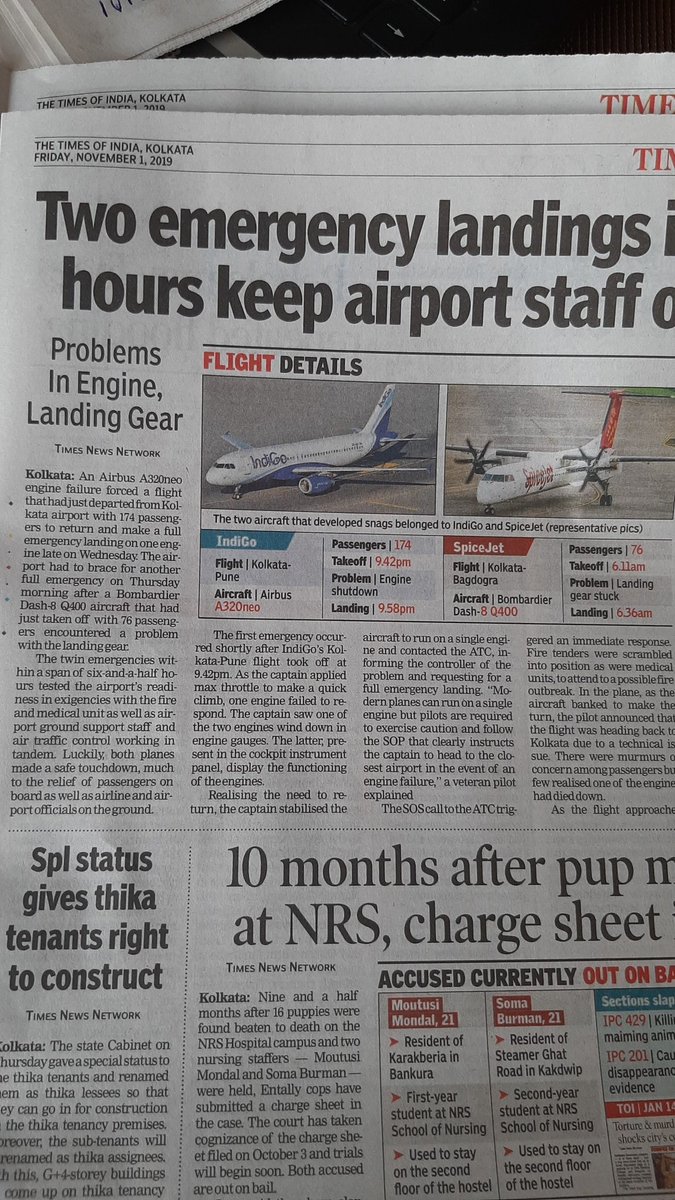 itsmycrm's tweet image. hey @IndiGo6E  yet another #a320neo #enginefail issue this time at #Kolkata airport. why are you risking your flyers life. @DGCAIndia please ground these planes, we are scared